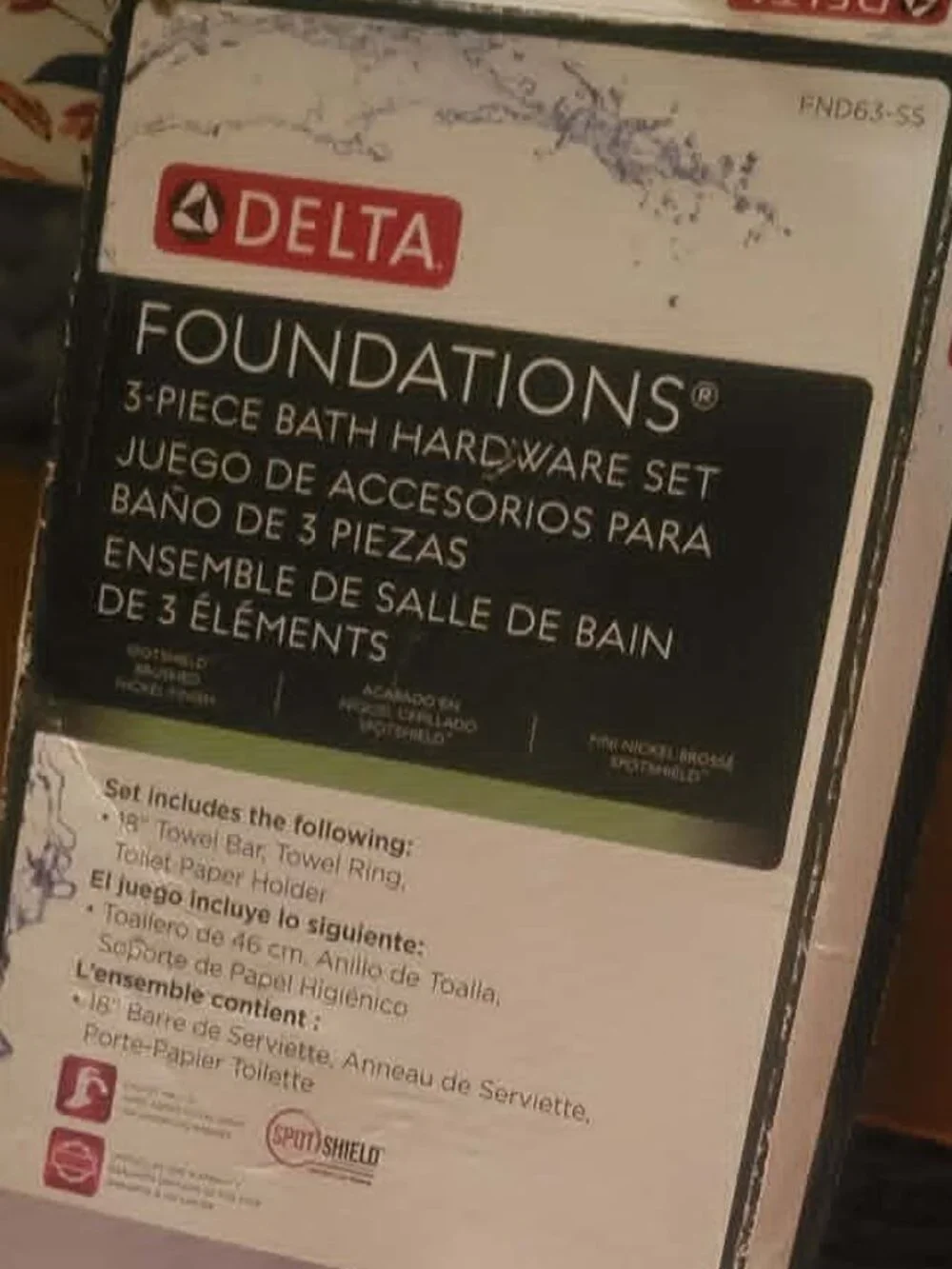 Delta Foundations 3-pc Bathroom Hardware Set